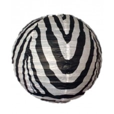 16" Paper Lantern ZEBRA regular Wire